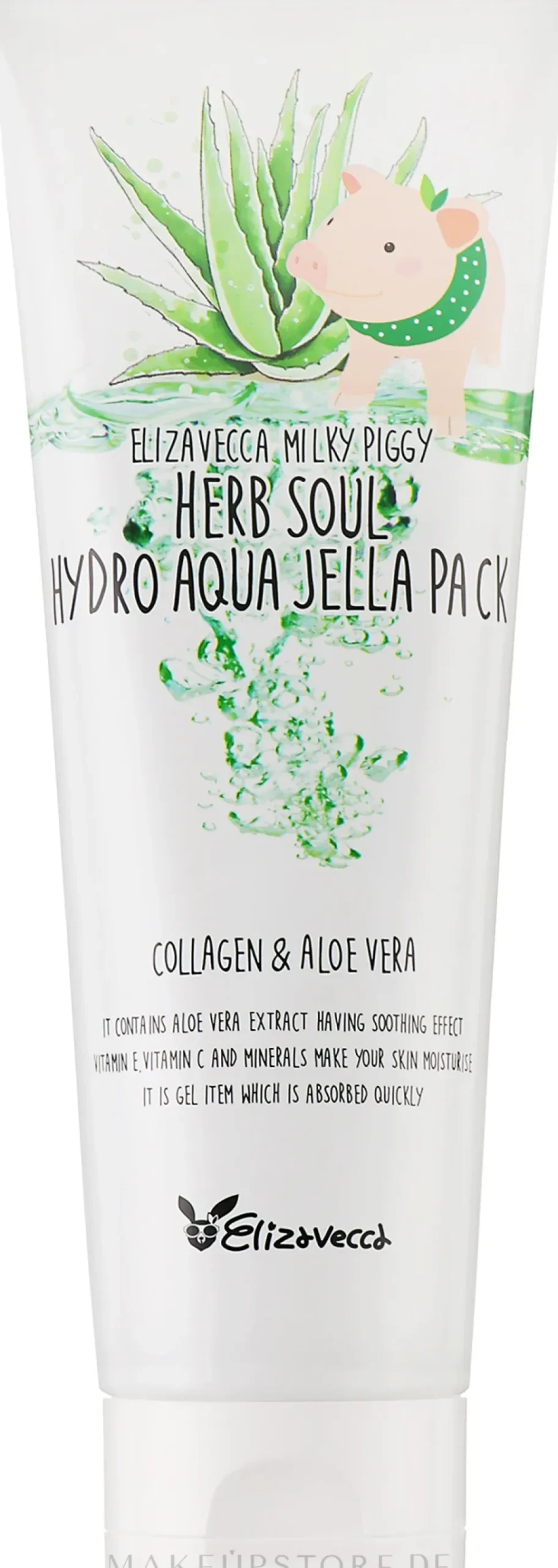 Feuchtigkeitsspendende Gesichtsmaske mit Aloe Vera und Kollagen