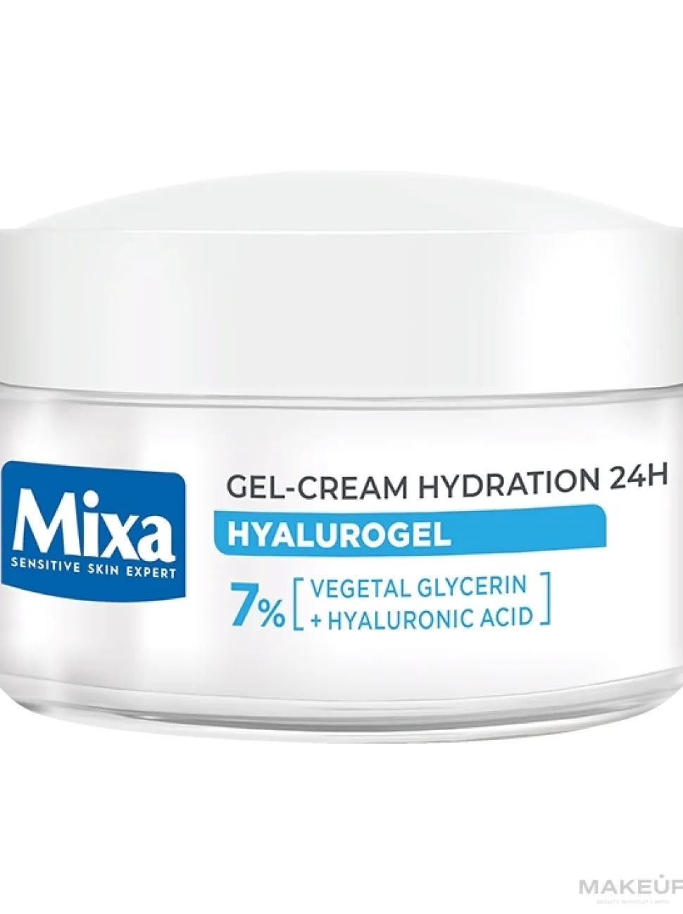 Feuchtigkeitsspendende Gel-Gesichtscreme mit Hyaluronsäure und Glycerin