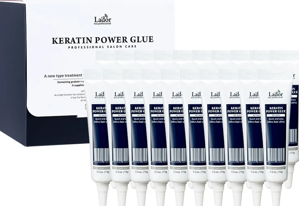 Feuchtigkeitsspendende und reparierende Haarpflege mit Keratin, Kollagen und Schneckenschleim ohne Ausspülen