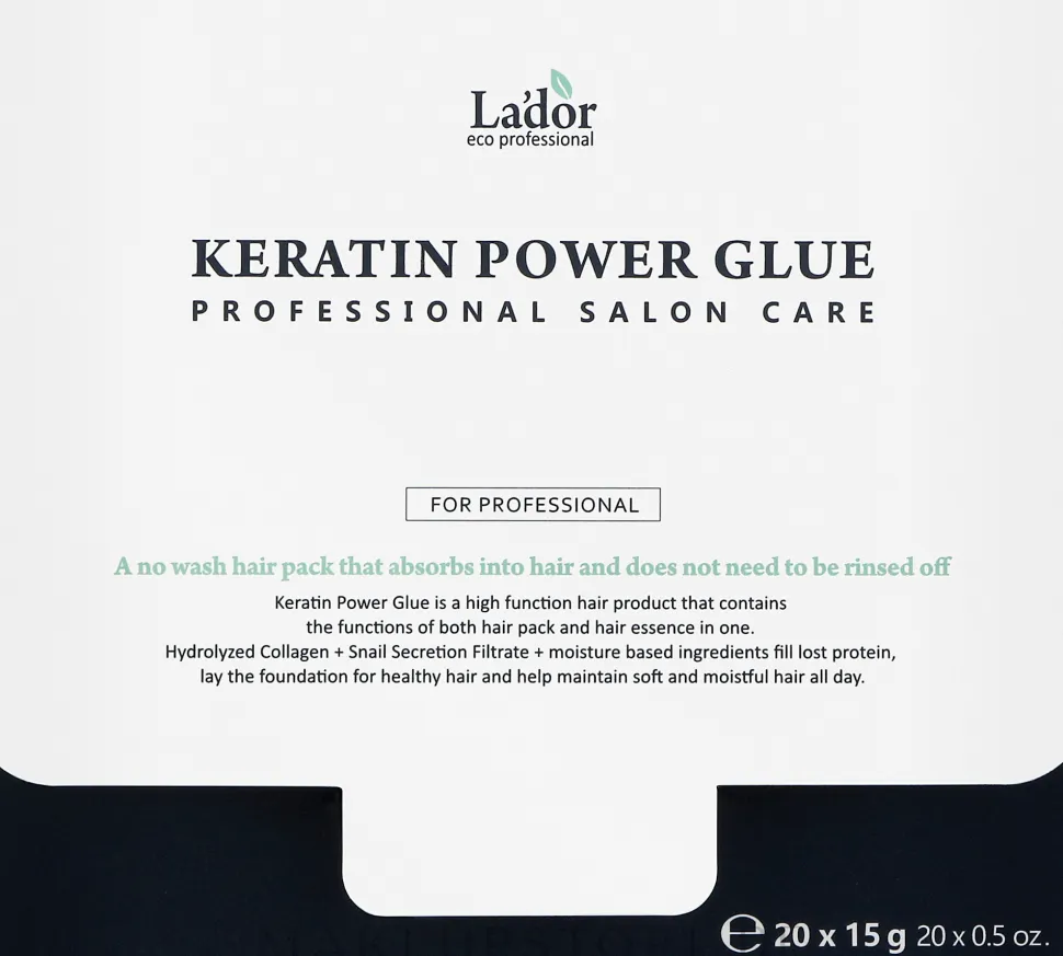 Feuchtigkeitsspendende und reparierende Haarpflege mit Keratin, Kollagen und Schneckenschleim ohne Ausspülen