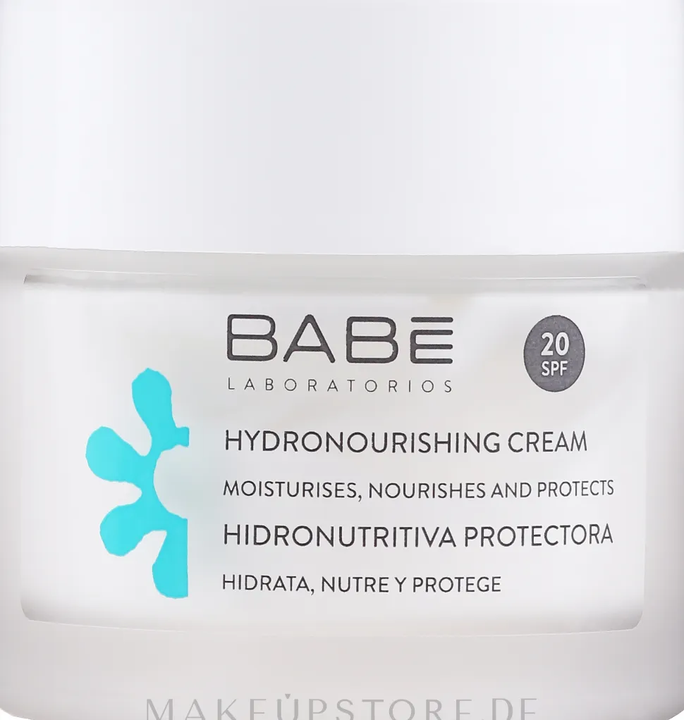 Feuchtigkeitsspendende und nährende Gesichtscreme SPF 20