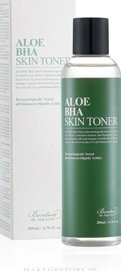Feuchtigkeitsspendendes Gesichtstonikum mit Aloe-Wasser und Salicylsäure
