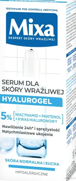 Feuchtigkeitsspendendes Gesichtsserum mit Hyaluronsäure für empfindliche Haut