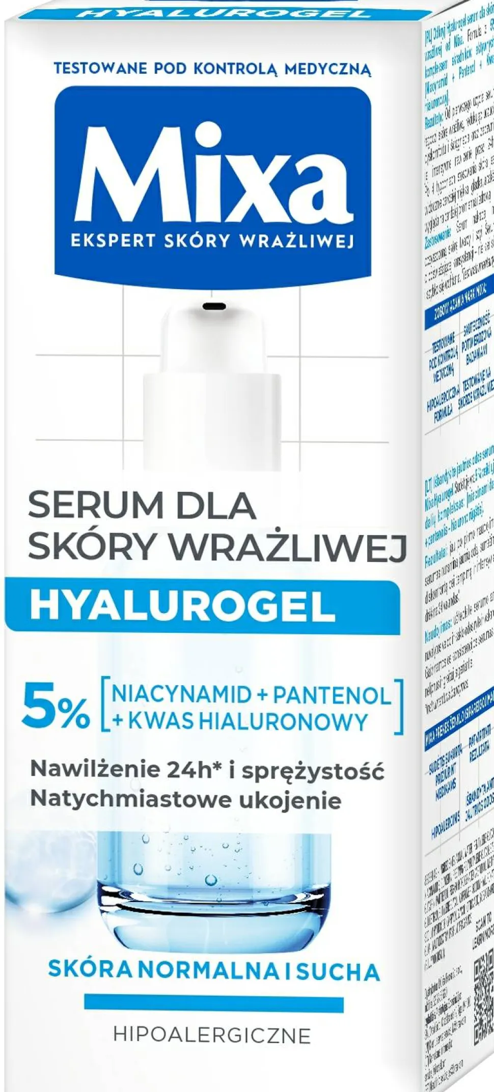 Feuchtigkeitsspendendes Gesichtsserum mit Hyaluronsäure für empfindliche Haut