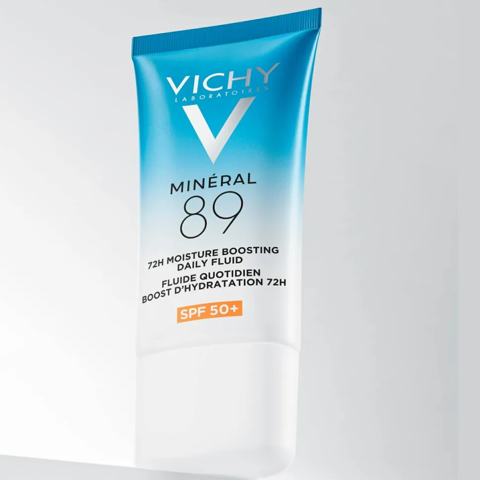 Feuchtigkeitsspendendes Sonnenschutzfluid für die Gesichtshaut SPF 50+