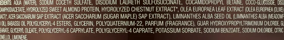 Feuchtigkeitsspendendes Shampoo mit Ahornextrakt