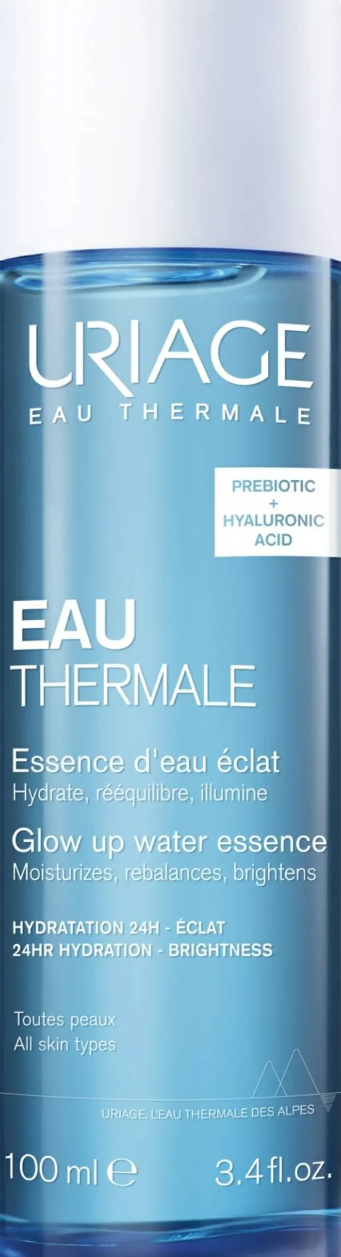 Feuchtigkeitsspendendes Thermalwasser mit Hyaluronsäure, Seidenbaumextrakt und Präbiotikum