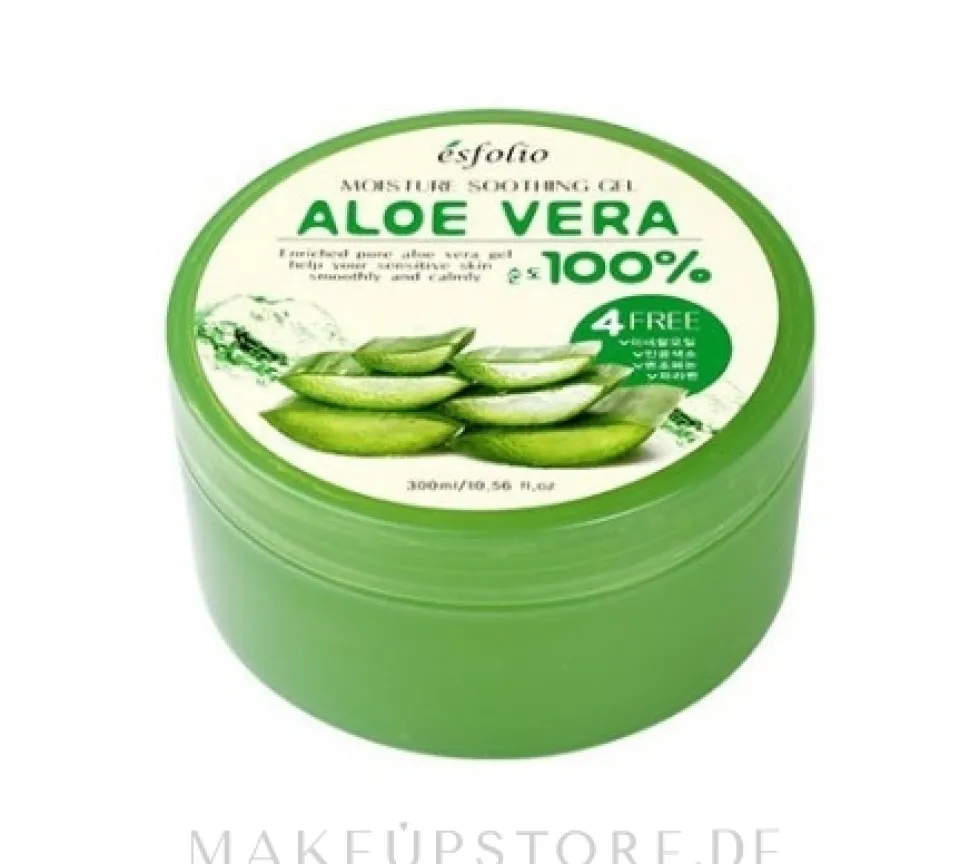 Feuchtigkeitsspendendes und beruhigendes Gesichtsgel mit Aloe Vera