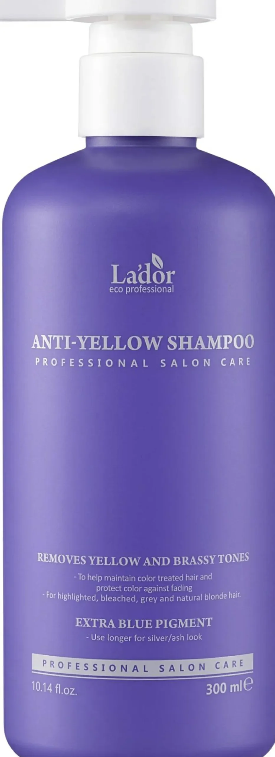 Feuchtigkeitsspendendes und farbschützendes Shampoo gegen unerwünschten Gelbstich auf aufgehelltem Haar