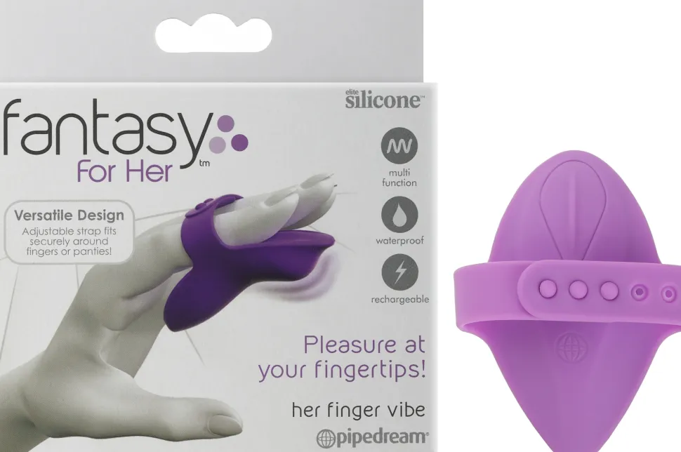 Finger-Vibrator violett