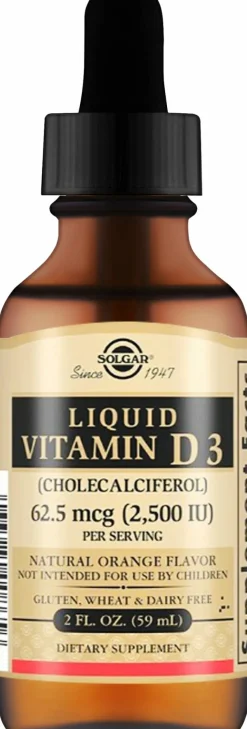 Flüssiges Vitamin D3 2500 IE 62,5 µg