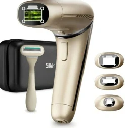Fotoepilator mit schwenkbarem Kopf und 600.000 Lichtimpulsen
