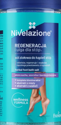 Fußbadesalz mit Kräuterextrakt