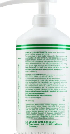 Fußbalsam für geruchslose und naturfrische Füße und normale Haut