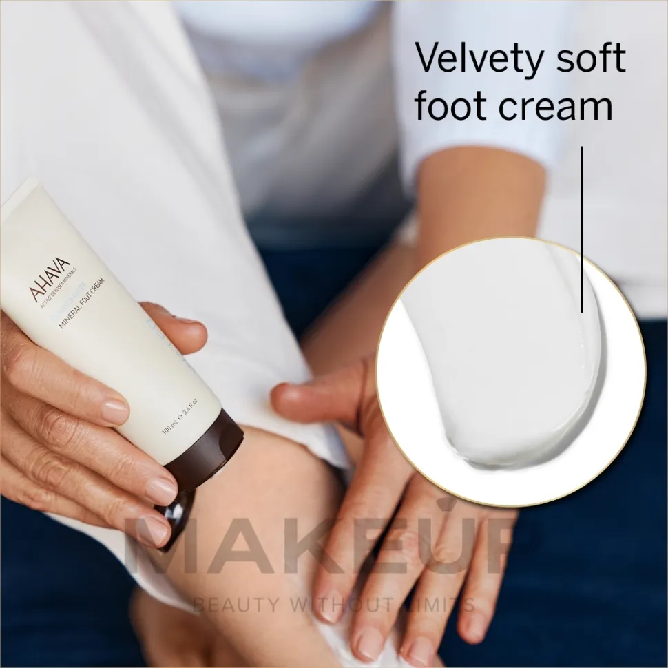 Fußcreme mit Mineralien aus dem Toten Meer