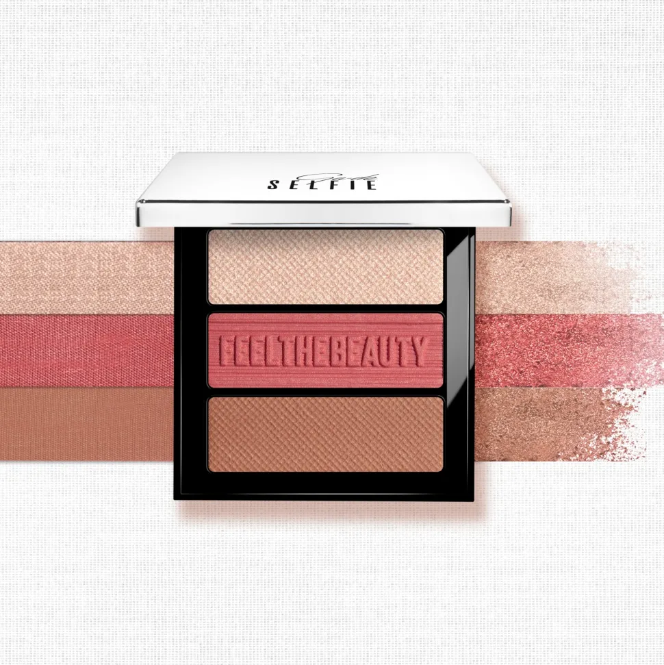 GA-DE Selfie Blush & Highlighter Trio Palette