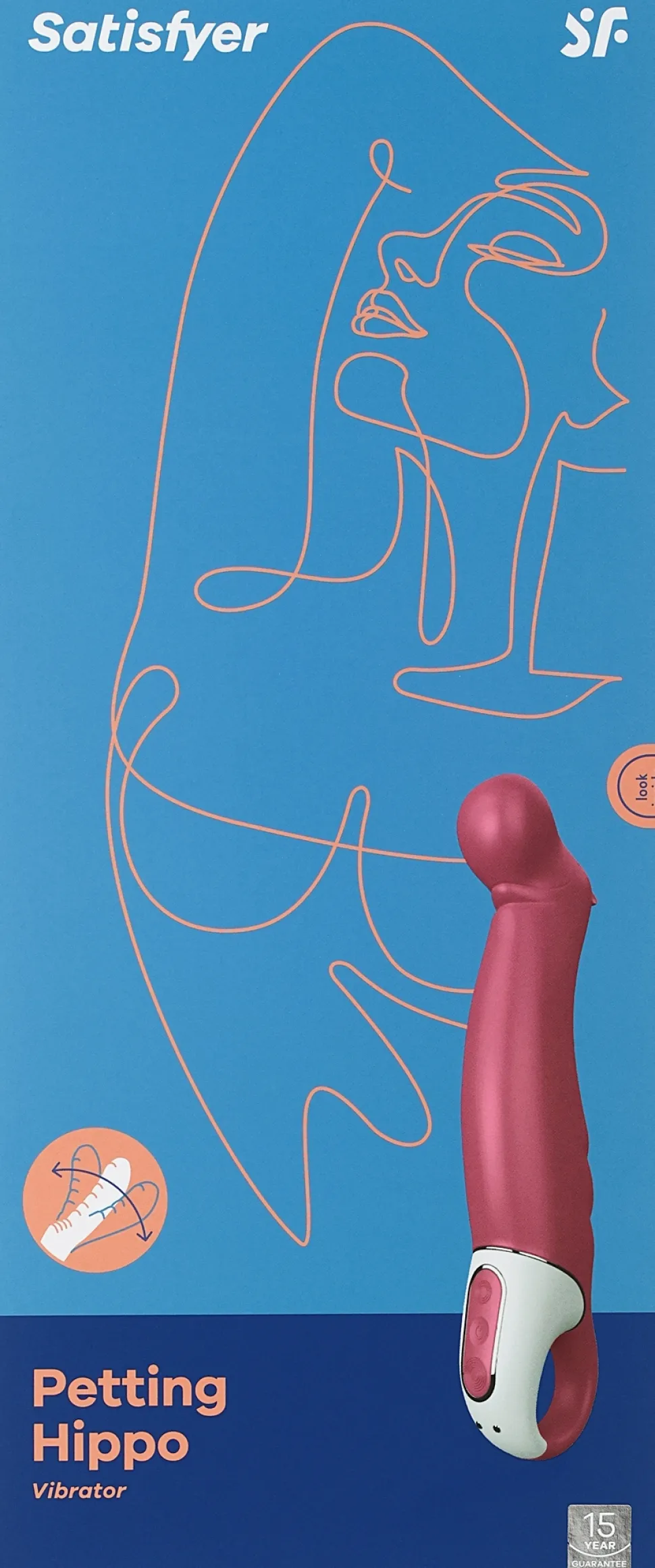 Gebogener Vibrator rosa