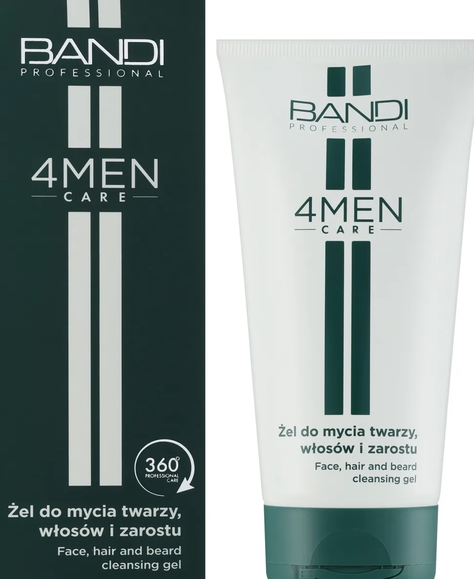 Gel für Gesichts-, Haar- und Bartreinigung