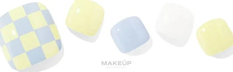 Gel-Nagel Aufkleber-Set für Zehennägel
