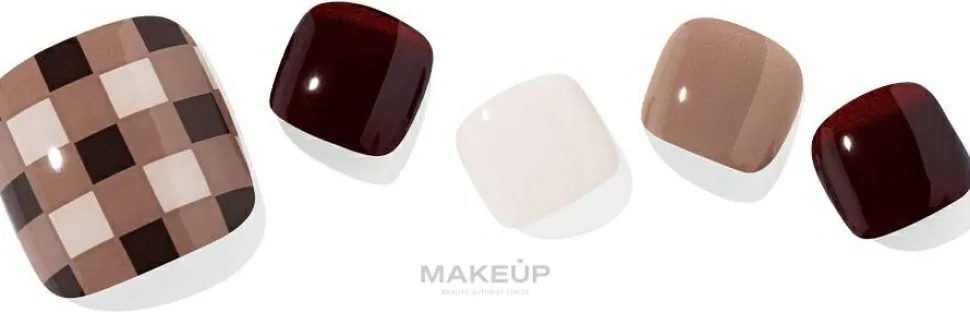 Gel-Nagel Aufkleber-Set für Zehennägel