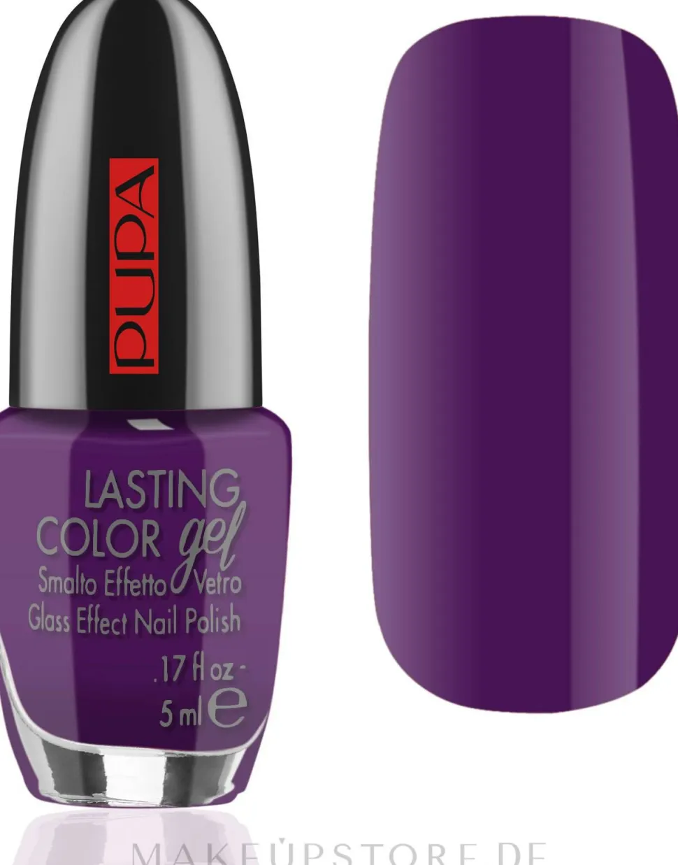Gelnagellack mit Glaseffekt