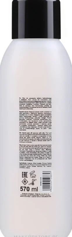 Gel-Nagellackentferner mit Ölen
