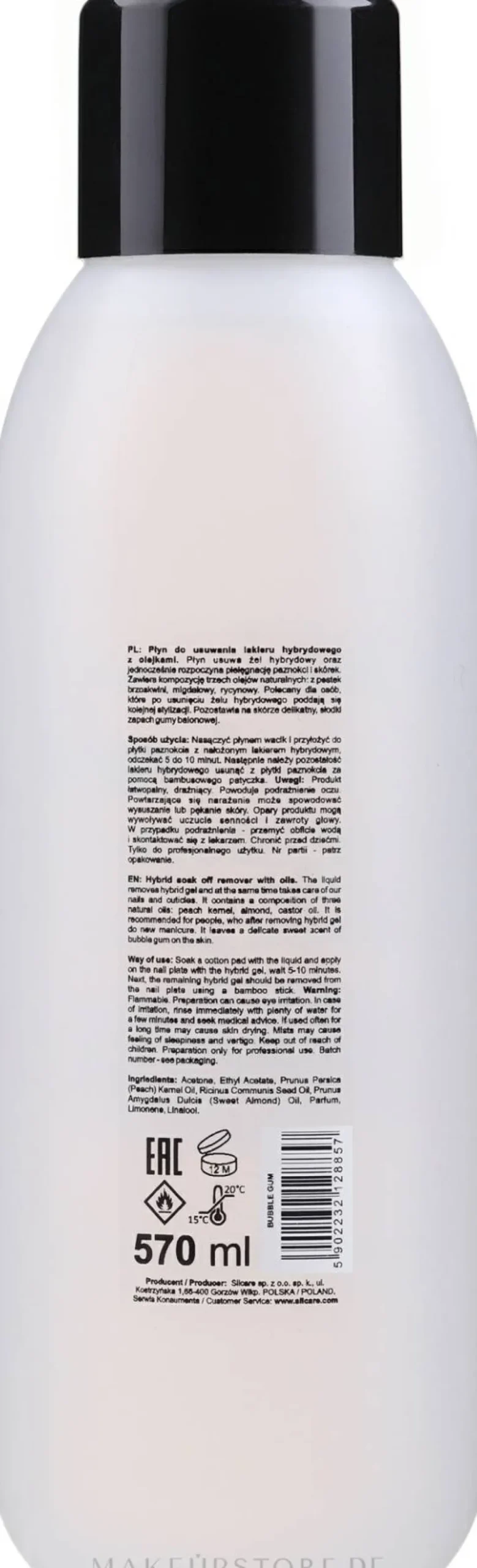 Gel-Nagellackentferner mit Ölen
