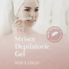 Gelstreifen für die Gesichtsdepilation