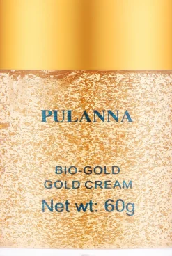 Gesichts- und Halscreme mit Goldpartikeln