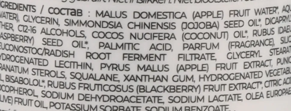 Gesichtscreme mit Apfel- und Blaubeeren-Extrakt