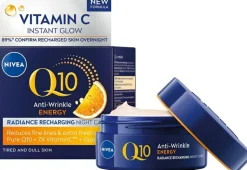 Gesichtscreme mit Vitamin C und E für die Nacht