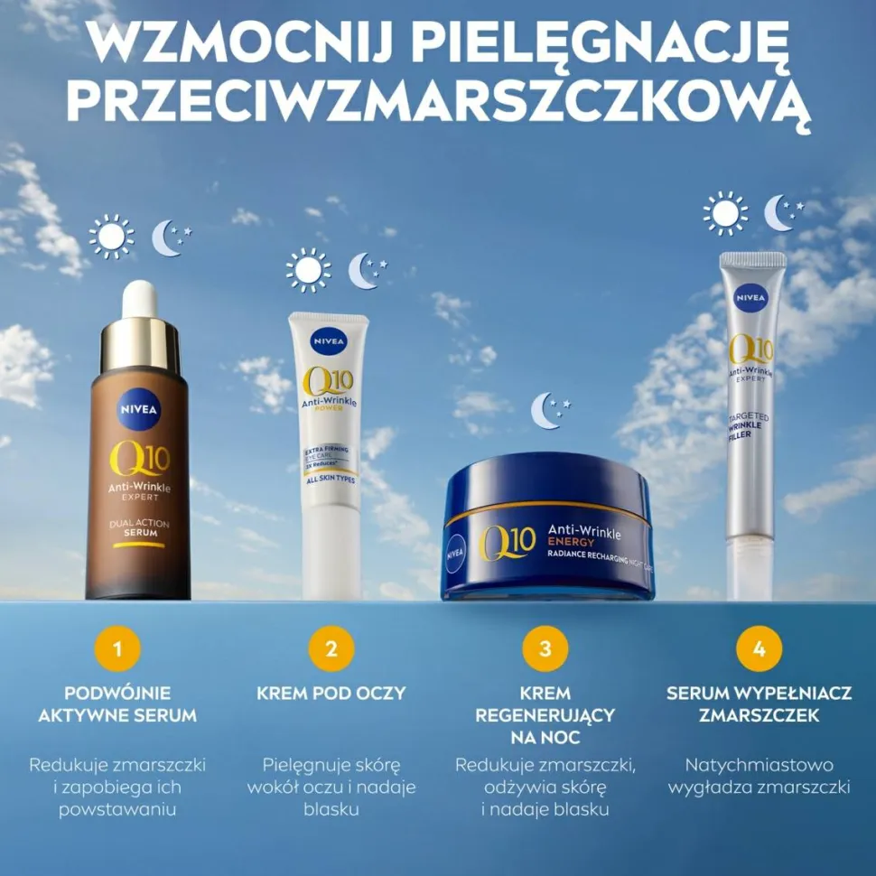 Gesichtscreme mit Vitamin C und E für die Nacht