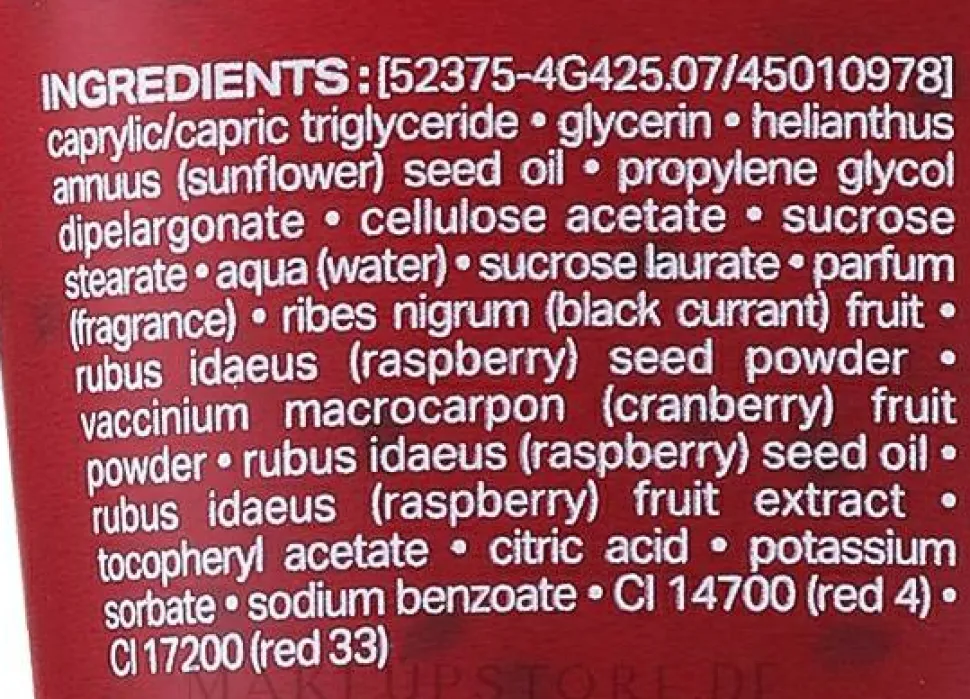 Gesichtsgel-In-Öl-Peeling mit echten Himbeerkernen