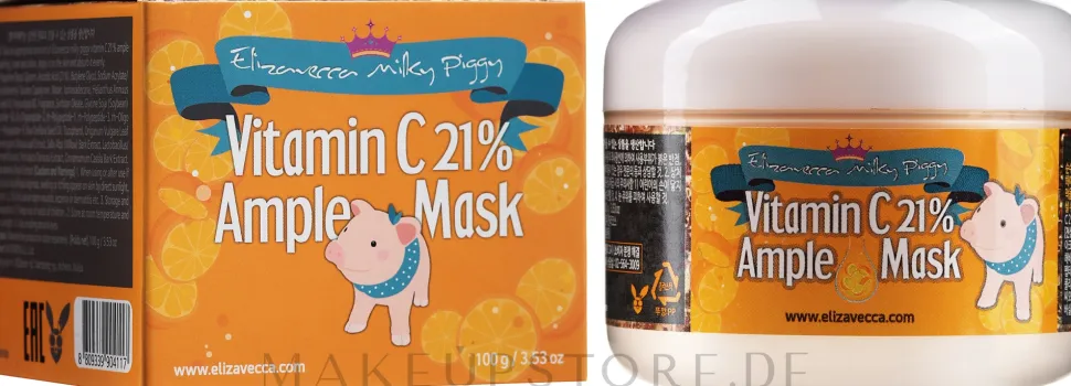 Gesichtsmaske mit Vitamin C