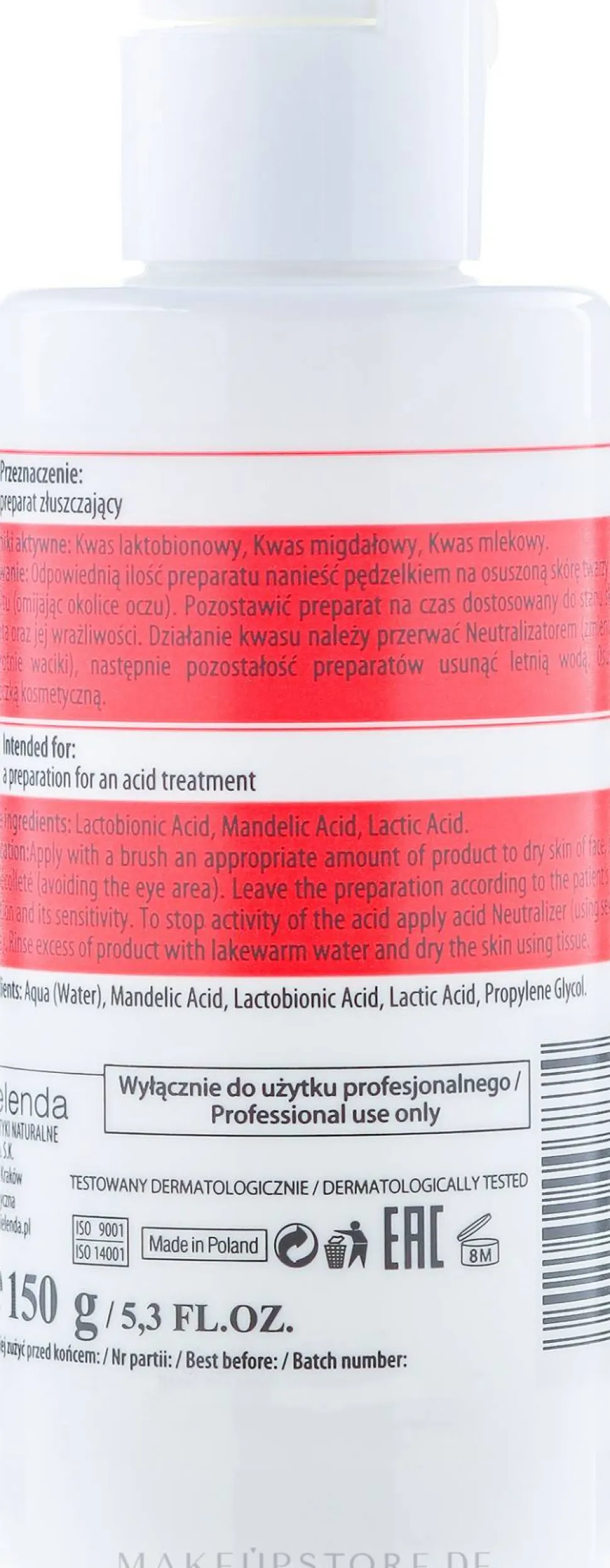 Gesichtspeeling mit 40% Mandelsäure+AHA+Lactobionsäure