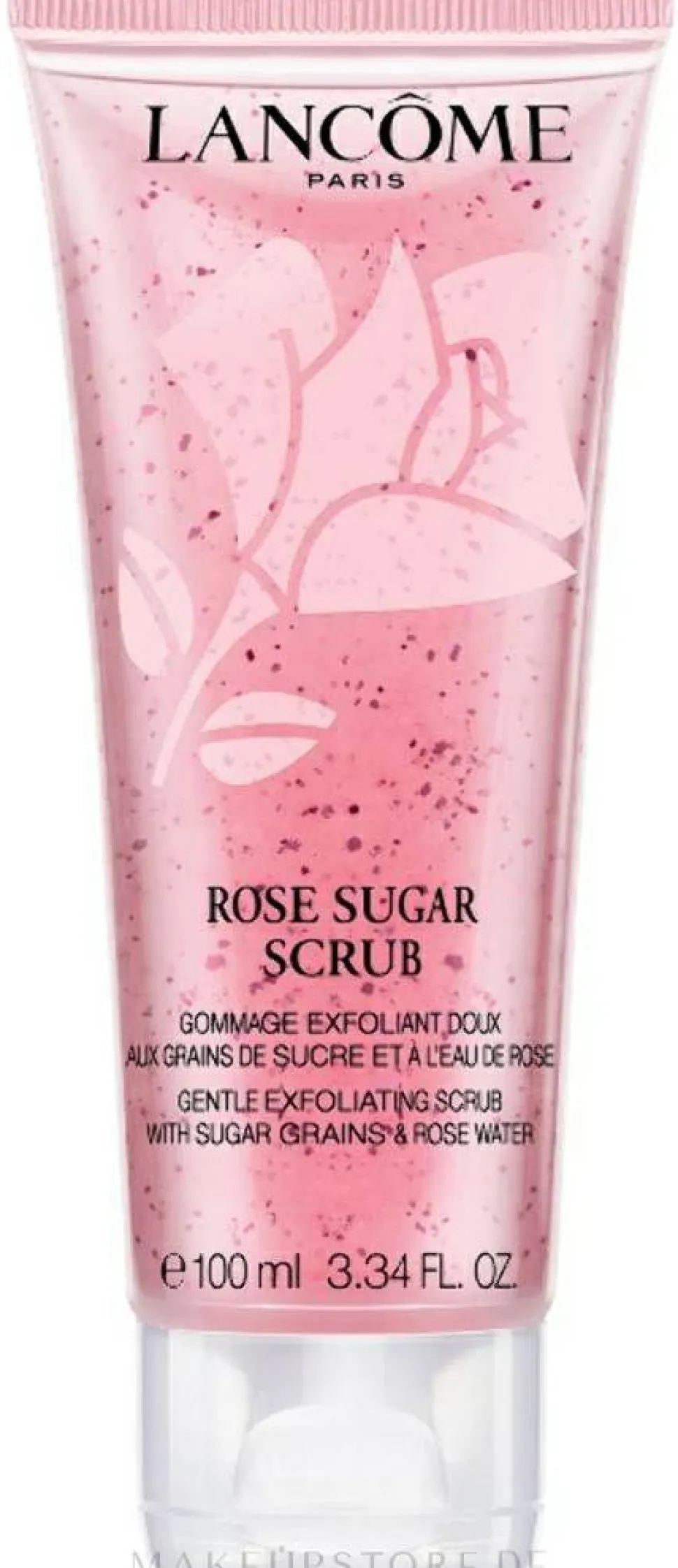 Gesichtspeeling mit Zucker und Rosenwasser