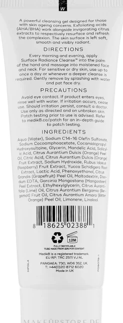 Gesichtsreinigungsgel mit Milchsäure und Mangostan