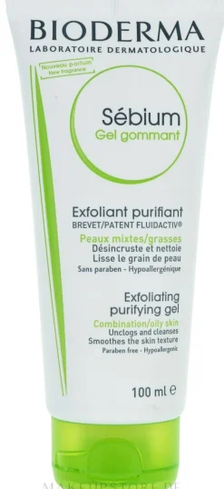Gesichtsreinigungsgel mit Mikroperlen für fettige und gemischte Haut
