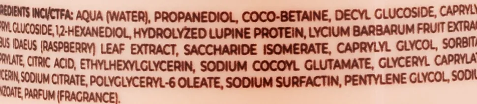 Gesichtsreinigungsschaum mit Goji-Beere, Himbeere und Lupine