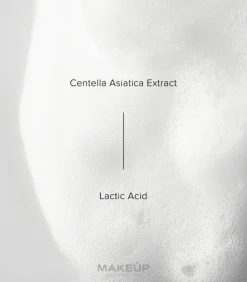 Gesichtsreinigungsschaum mit Milchsäure und Centella asiatica-Extrakt