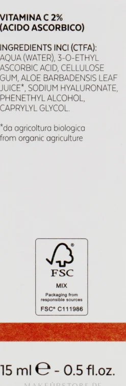 Gesichtsserum Vitamin C 2 %