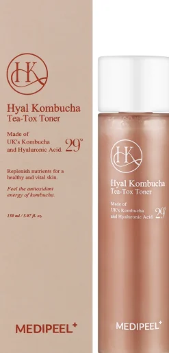 Gesichtstonikum zur Verbesserung der Hautelastizität mit Kombucha und Hyaluronsäure