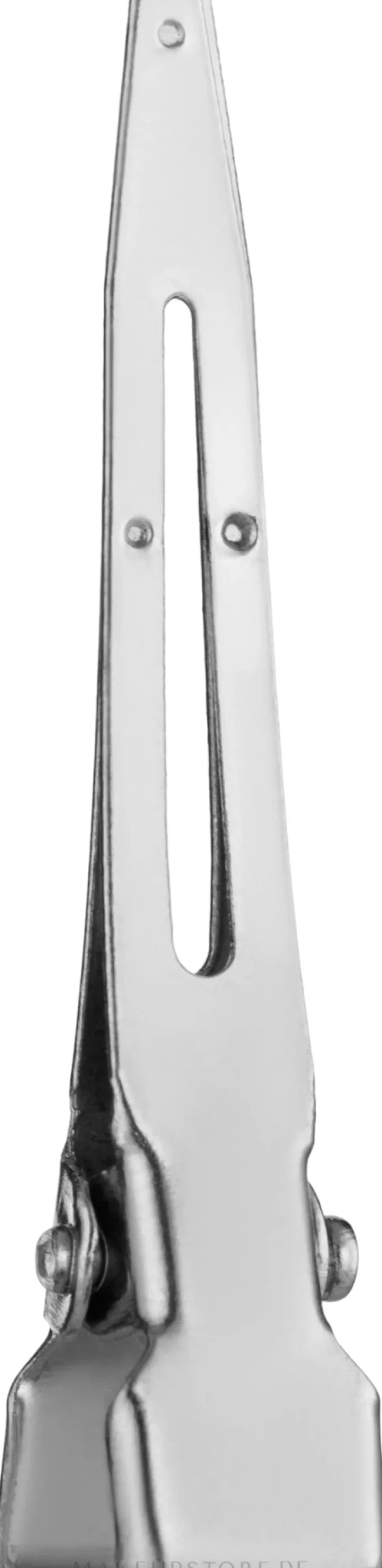 Gespitzte Metallklammern