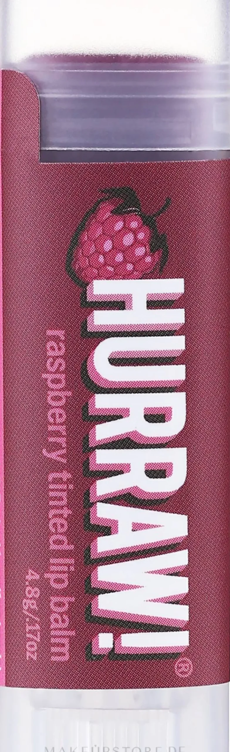 Getönter Lippenbalsam mit Himbeerduft