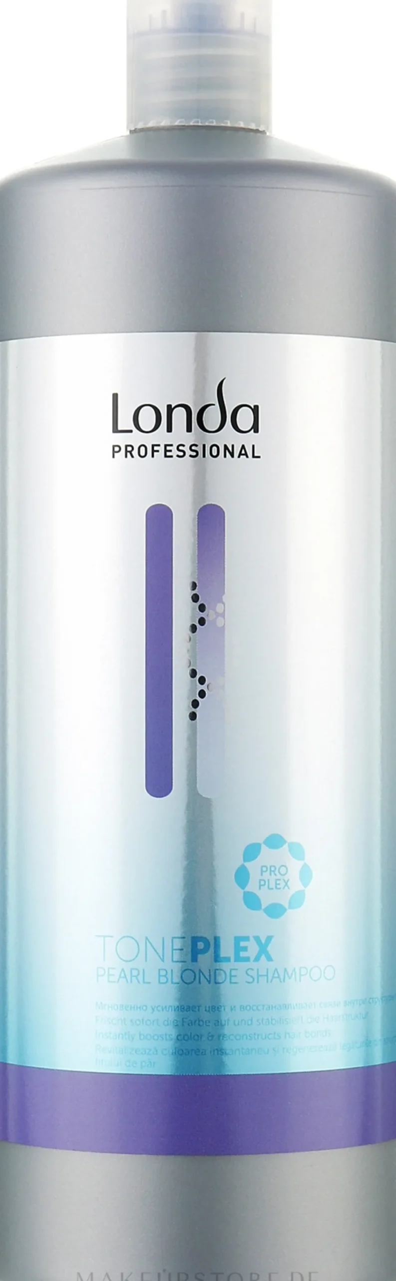 Getöntes violettes Anti-Gelbstich Shampoo für perlblondes Haar
