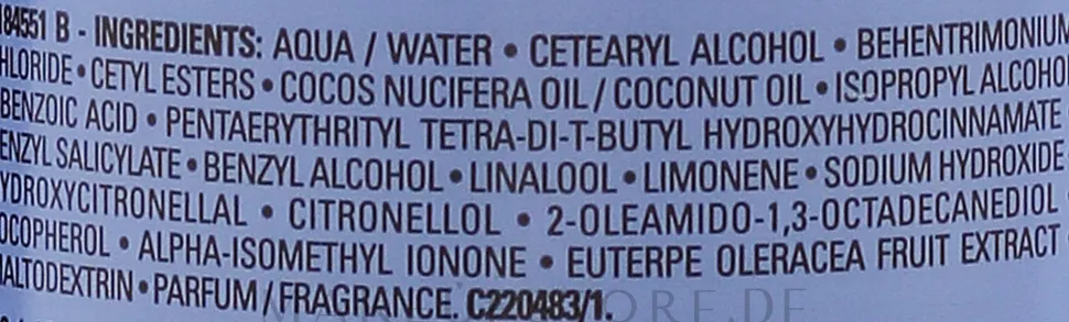 Glanzgebender und regenerierender Conditioner für blondes Haar mit Acaibeeren-Extrakt