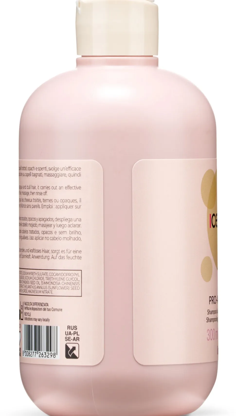 Glanz-Shampoo für behandeltes, glanzloses, stumpfes Haar mit Arganöl