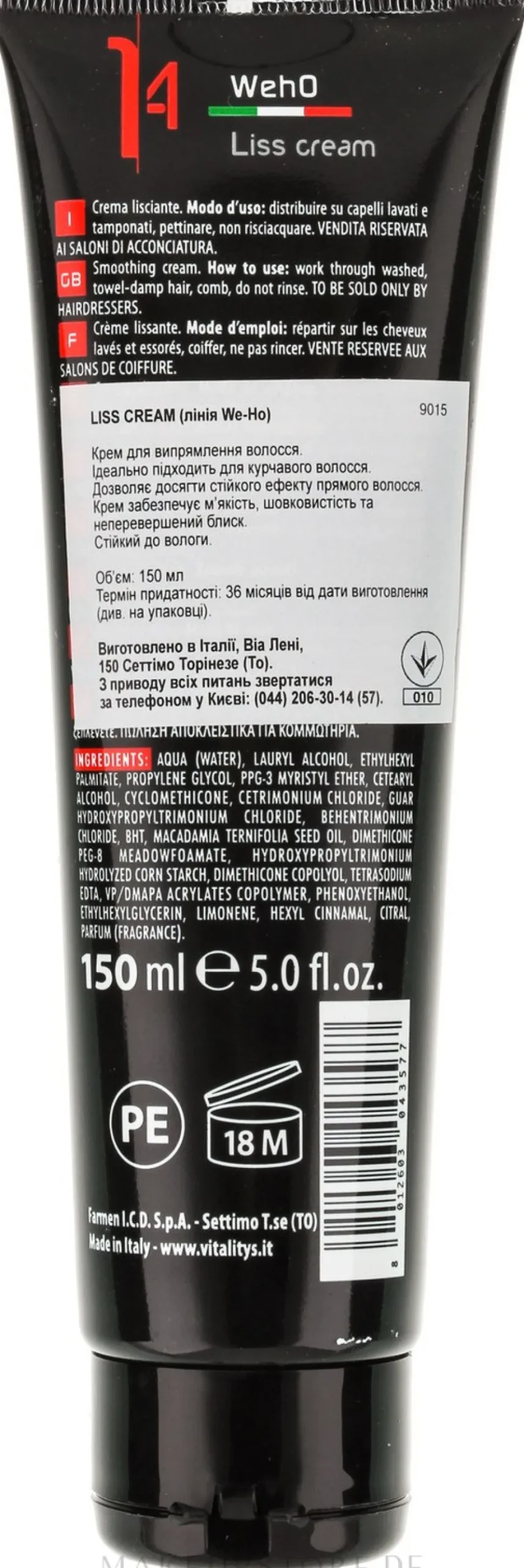 Glättcreme für einen langanhaltenden Glatt-Look