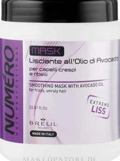Glättende Haarmaske mit Avocadoöl für krauses und widerspenstiges Haar