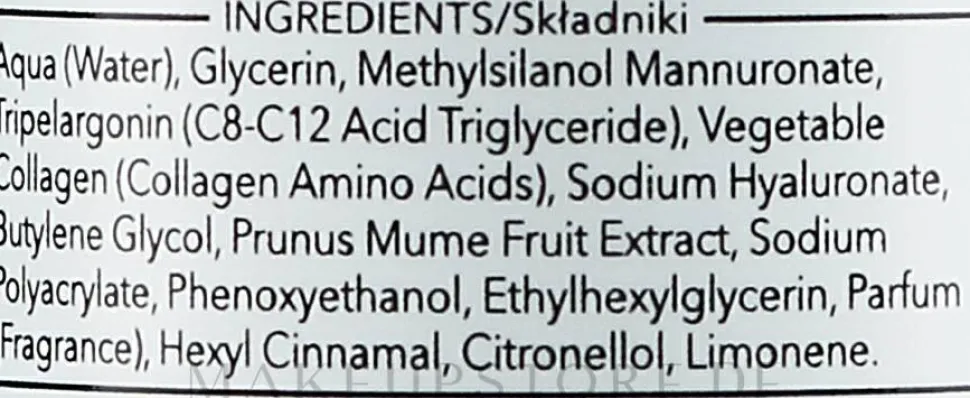 Glättendes und feuchtigkeitsspendendes Serum für Gesicht, Hals und Dekolleté